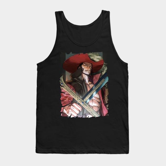 DRACULE MIHAWK ANIME MERCHANDISE Tank Top by julii.draws